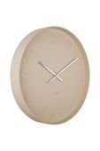 Настінний годинник Karlsson Mr. Brown колір бежевий