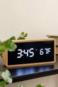 Будильник Karlsson LED Tube колір бежевий Будильник Karlsson LED Tube колір бежевий