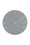 Настінний годинник Karlsson Charm Numbers колір сірий (2987049)