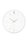 Настінний годинник Karlsson Globe колір білий