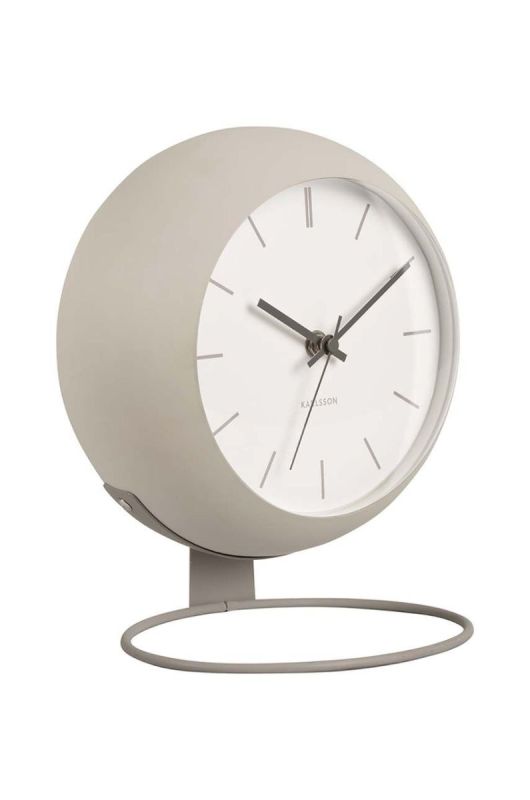 Настільний годинник Karlsson Nirvana Globe колір сірий (2986772) фото 2