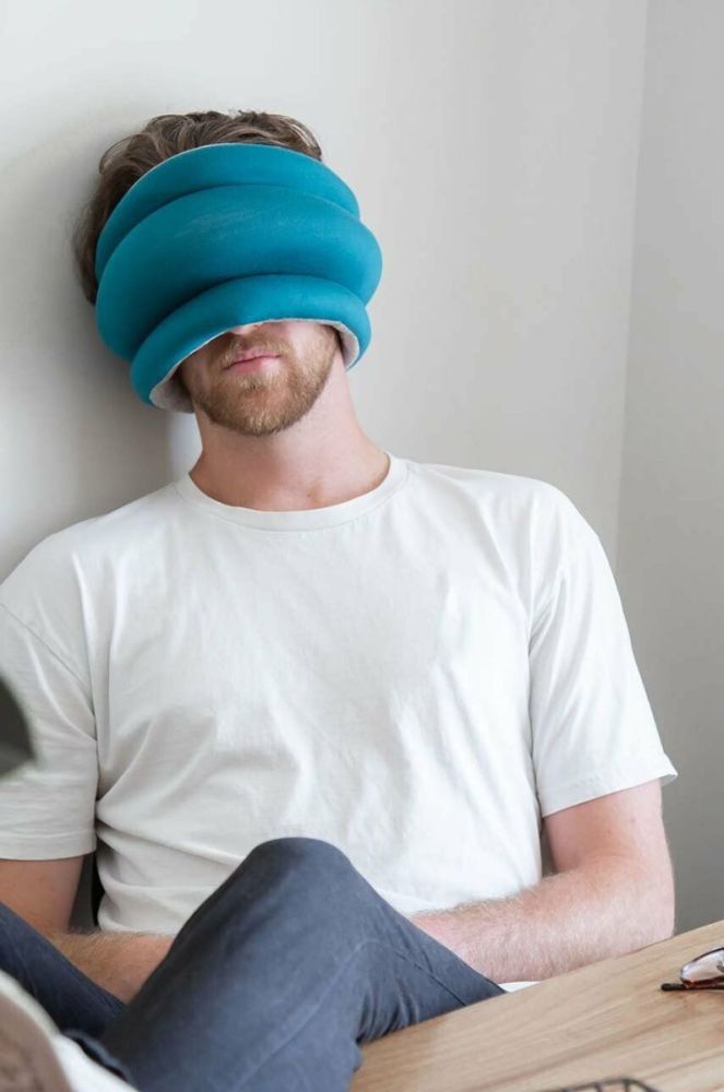 Багатофункціональна подушка Ostrichpillow Light колір блакитний (3002379) фото 7