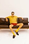 Шкарпетки Eat My Socks Spaghetti Rigati колір барвистий Шкарпетки Eat My Socks Spaghetti Rigati колір барвистий