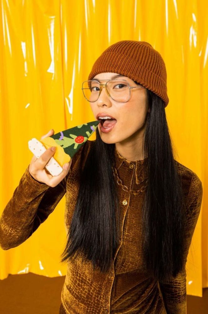 Шкарпетки Eat My Socks Pizza Vegan колір барвистий фото 5