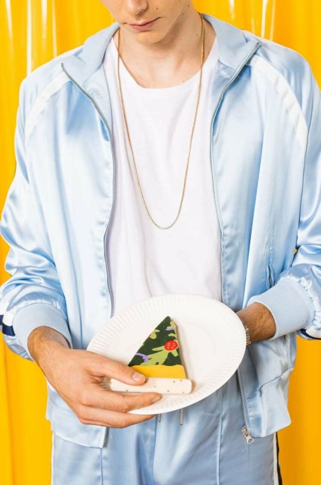 Шкарпетки Eat My Socks Pizza Vegan колір барвистий фото 8