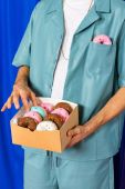 Шкарпетки Eat My Socks Joes Donuts 4-pack колір барвистий Шкарпетки Eat My Socks Joes Donuts 4-pack колір барвистий
