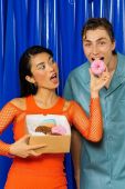 Шкарпетки Eat My Socks Joes Donuts 4-pack колір барвистий Шкарпетки Eat My Socks Joes Donuts 4-pack колір барвистий