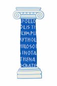 Шкарпетки Eat My Socks Ancient Greece 2-pack колір барвистий Шкарпетки Eat My Socks Ancient Greece 2-pack колір барвистий