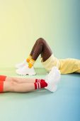 Шкарпетки Eat My Socks Ketchup & Mustard 2-pack колір барвистий Шкарпетки Eat My Socks Ketchup & Mustard 2-pack колір барвистий