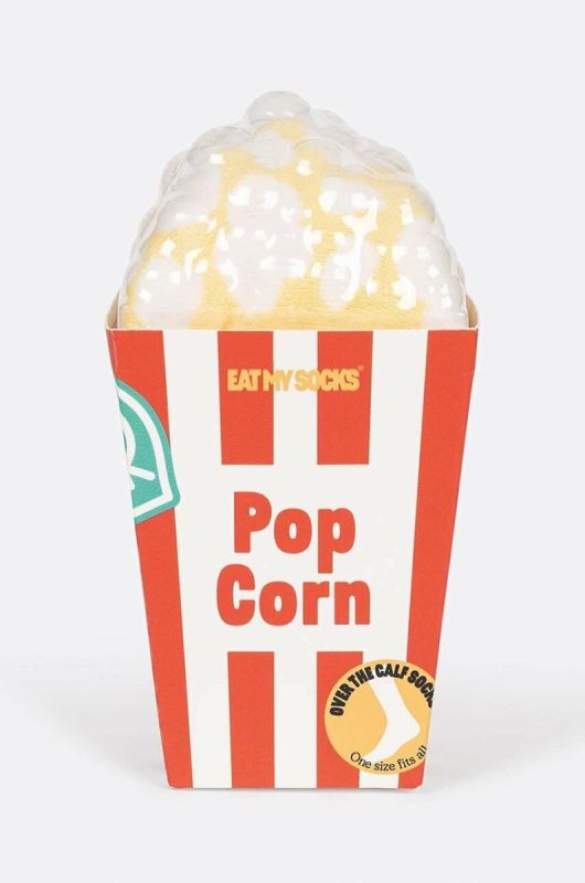 Шкарпетки Eat My Socks Pop Corn колір барвистий