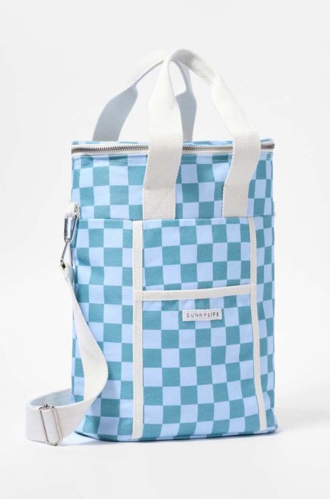 Термосумка для напоїв SunnyLife Canvas Drinks Bag колір блакитний Термосумка для напоїв SunnyLife Canvas Drinks Bag колір блакитний