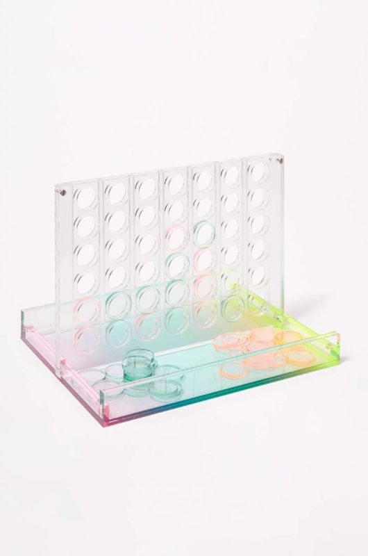 Игра SunnyLife Lucite 4 In A Row Aurora цвет красочный