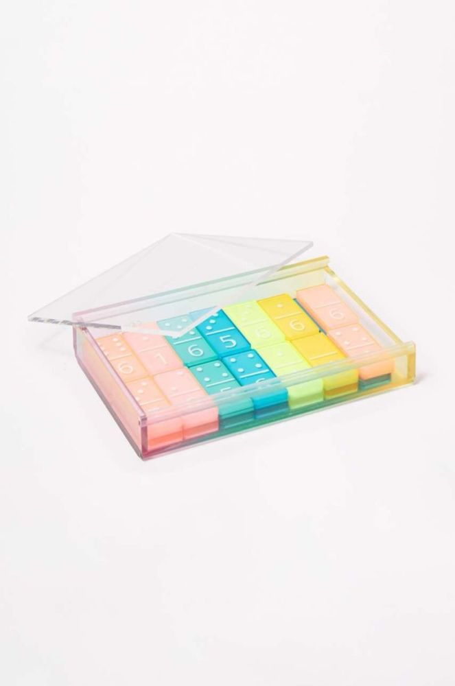 Гра "доміно" SunnyLife Lucite Dominoes Aurora колір барвистий фото 2