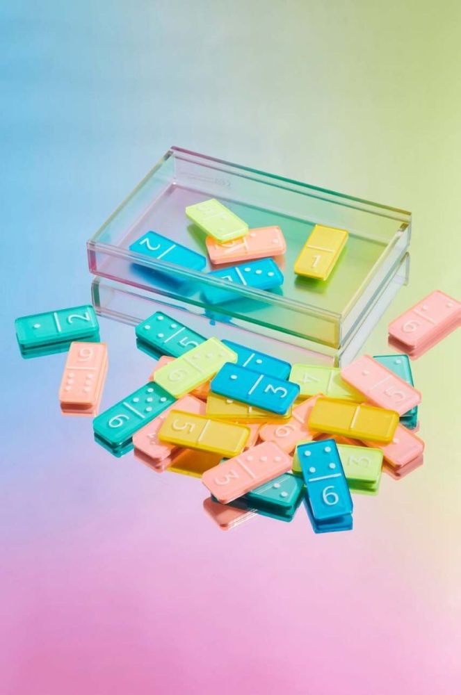 Гра "доміно" SunnyLife Lucite Dominoes Aurora колір барвистий фото 4