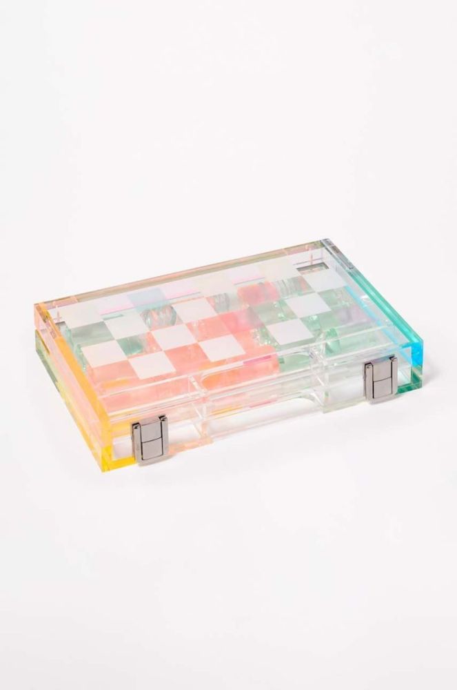 Шахматы и шашки SunnyLife Mini Lucite Aurora цвет красочный фото 3