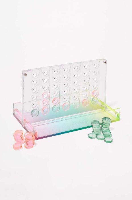 Игра SunnyLife Mini Lucite 4 In A Row Aurora цвет красочный
