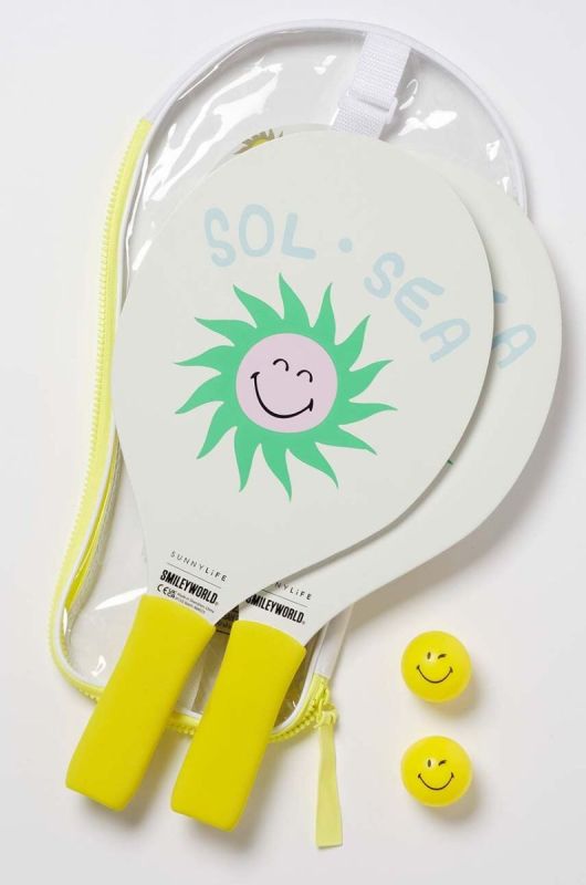 Ракетки та м'ячики для пляжного тенісу SunnyLife World Sol Sea колір барвистий фото 2