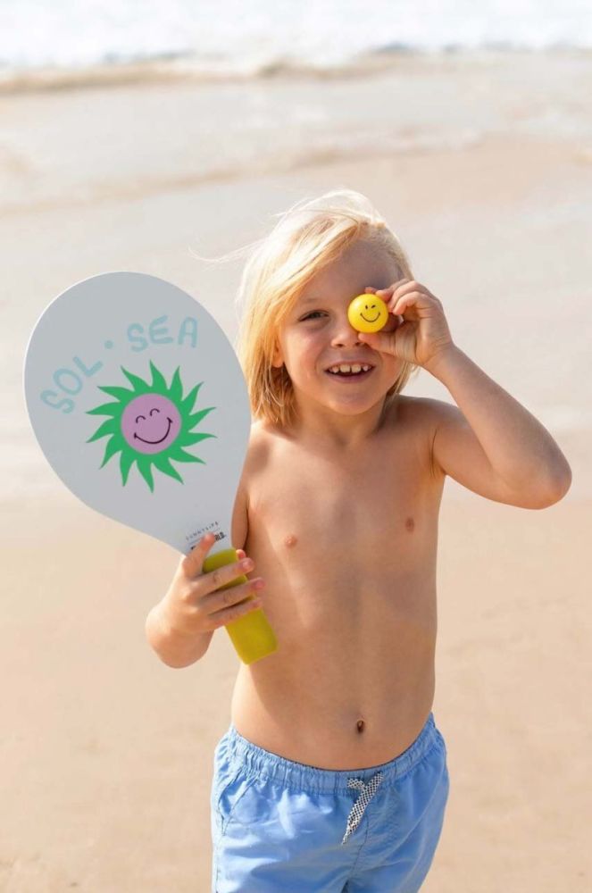 Ракетки та м'ячики для пляжного тенісу SunnyLife World Sol Sea колір барвистий фото 5
