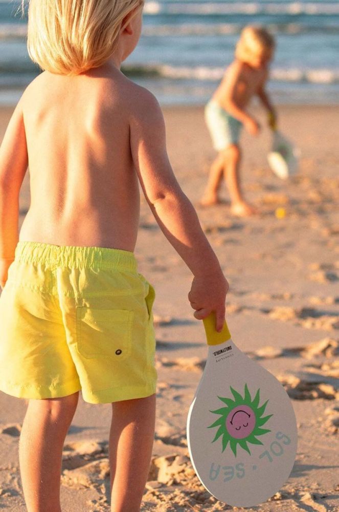 Ракетки та м'ячики для пляжного тенісу SunnyLife World Sol Sea колір барвистий фото 6