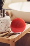 Двосторонній масажер для очищення шкіри обличчя FOREO LUNA™ 4 mini колір помаранчевий