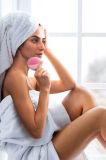 Двосторонній масажер для очищення шкіри обличчя FOREO LUNA™ 4 Mini колір рожевий (3178599)