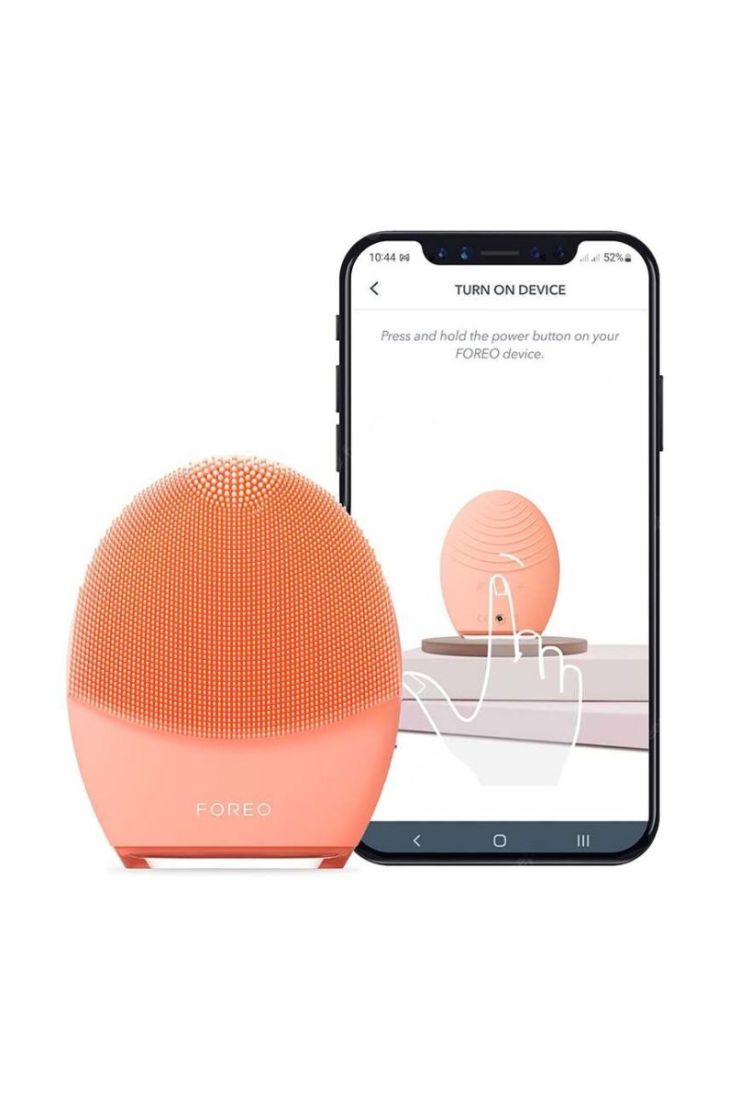 Щітка для очищення та зміцнення шкіри обличчя FOREO LUNA™ 4 Balanced Skin колір помаранчевий