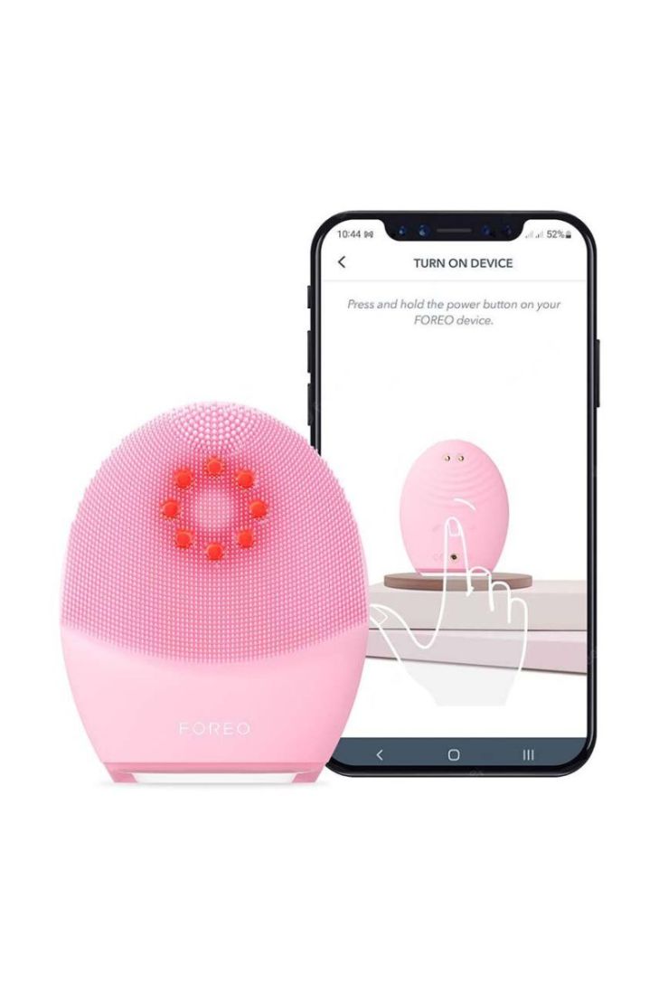 Щітка для anti-age очищення та ліфтингу шкіри обличчя FOREO LUNA™ 4 Plus Normal Skin колір рожевий
