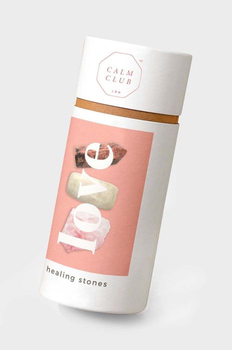Набір кристалів з підставкою Luckies of London Love Healing Stones колір барвистий Набір кристалів з підставкою Luckies of London Love Healing Stones колір барвистий