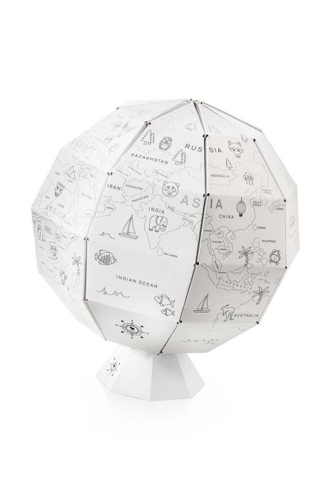 Глобус для розфарбовування Donkey DIY My First Globe колір білий Глобус для розфарбовування Donkey DIY My First Globe колір білий