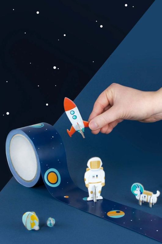 Набір з самоклеючою стрічкою Donkey My first Space Flight колір барвистий фото 2