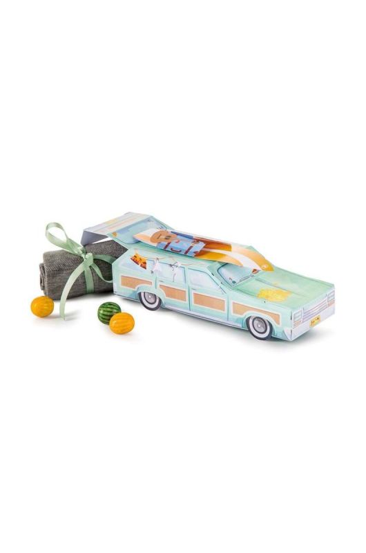 Подарункова коробка складна Donkey Station Wagon колір барвистий
