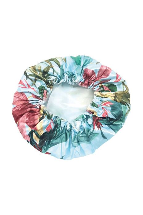 Шапочка для душу Danielle Beauty Botanical Palm Blue колір барвистий Шапочка для душу Danielle Beauty Botanical Palm Blue колір барвистий