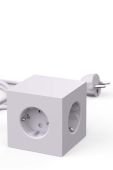 Магнітний зарядний куб Avolt Square 1, 2 x USB, 1,8 m колір сірий (3503111)