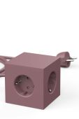 Магнітний зарядний куб Avolt Square 1, 2 x USB, 1,8 m колір рожевий (3503114)