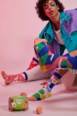 Різдвяна панчоха Eat My Socks Fresh Eggs 3-pack колір барвистий Різдвяна панчоха Eat My Socks Fresh Eggs 3-pack колір барвистий