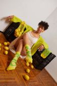 Шкарпетки Eat My Socks Fresh Lemons 2-pack колір барвистий Шкарпетки Eat My Socks Fresh Lemons 2-pack колір барвистий