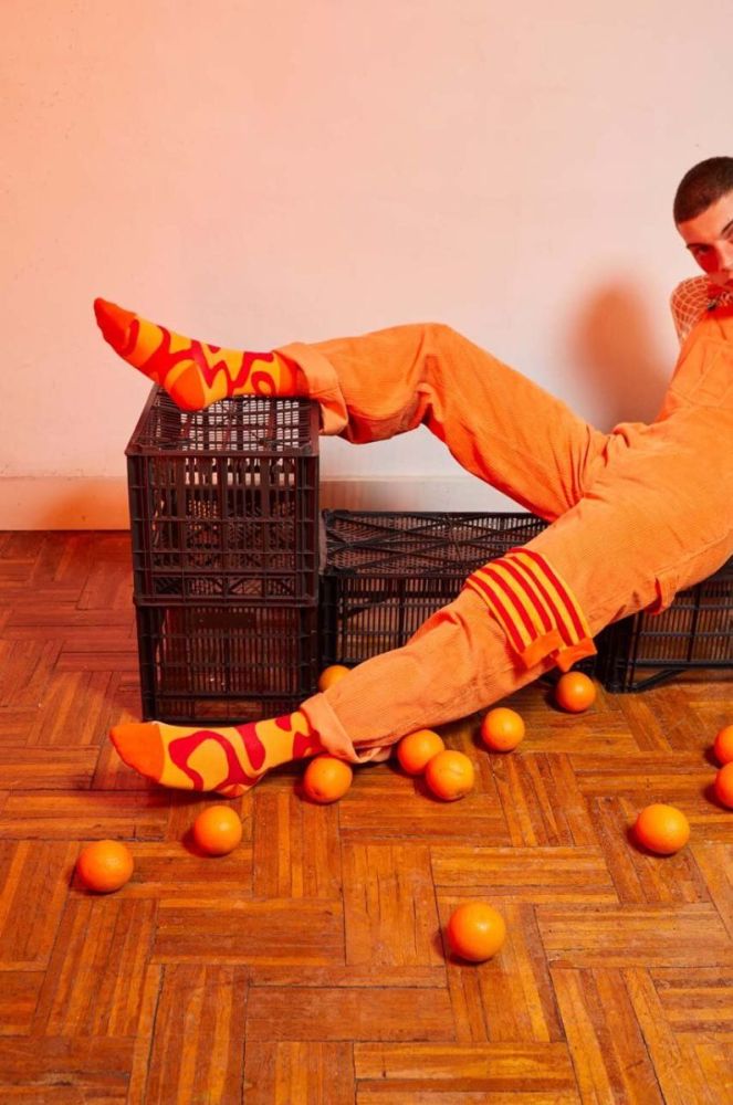 Шкарпетки Eat My Socks Juicy Oranges 2-pack колір помаранчевий фото 7