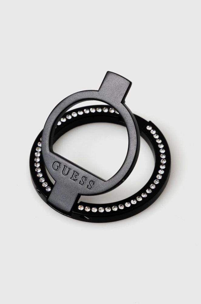 Тримач для телефону з кільцем для пальця Guess MagSafe Ring колір чорний фото 2