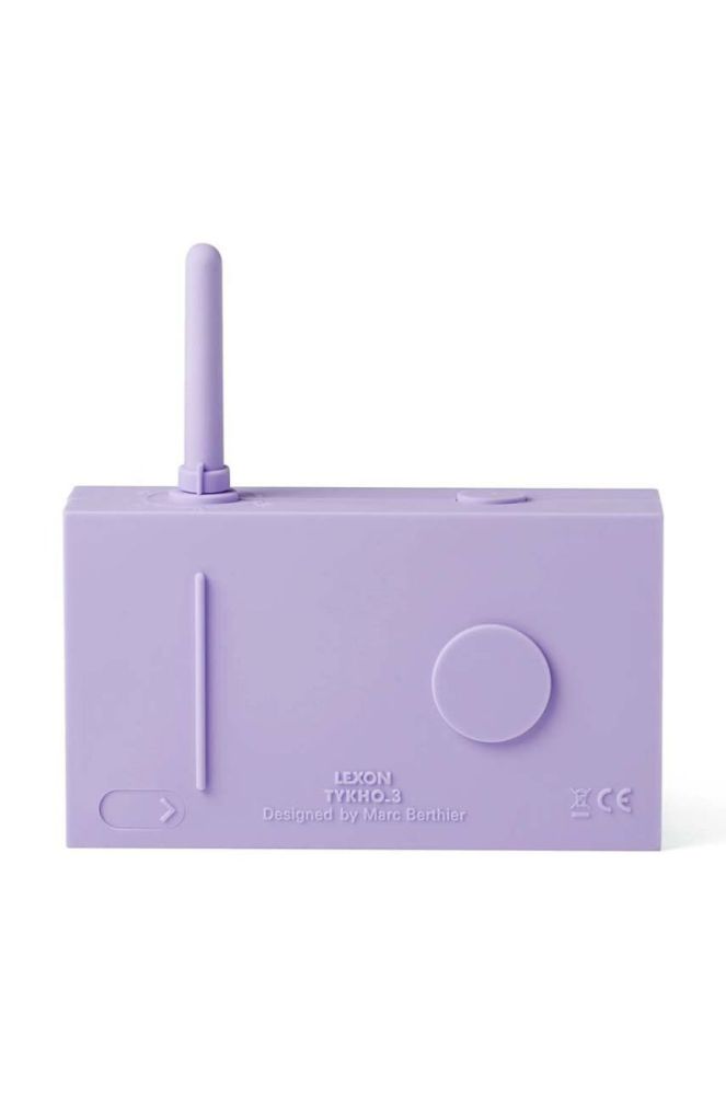 Радіо bluetooth Lexon Tykho 3 колір фіолетовий (3590016) фото 3