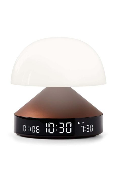 Будильник led Lexon Mina колір коричневий (3590217) Будильник led Lexon Mina колір коричневий (3590217)