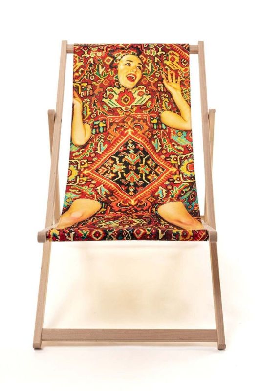 Шезлонг Seletti Chair Lady On Carpet колір барвистий фото 2