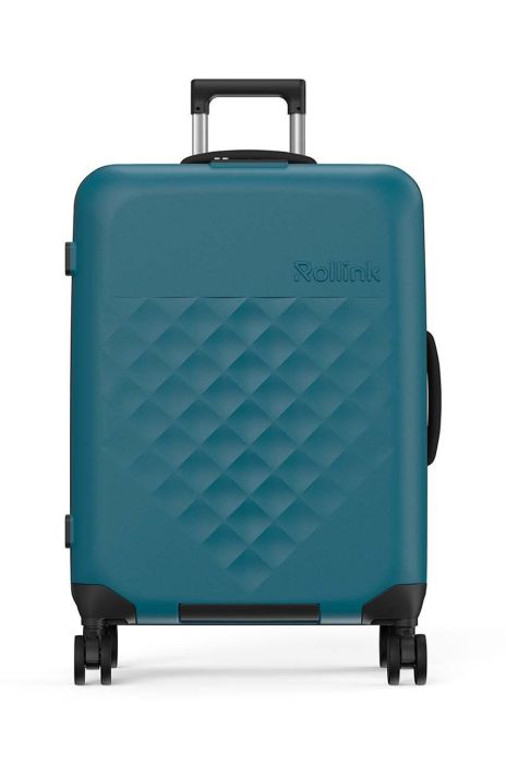 Валіза Rollink Flex 360 Spinning 26" 77 L колір бірюзовий