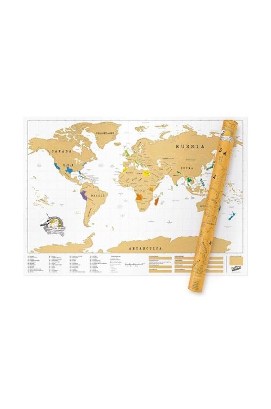 Скретч-карта Luckies of London Scratch Map® - Original колір барвистий фото 2