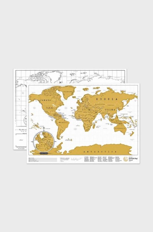 Скретч-карта Luckies of London Scratch Map® Travel Edition колір барвистий фото 2