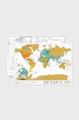 Скретч-карта Luckies of London Scratch Map® Travel Edition колір барвистий