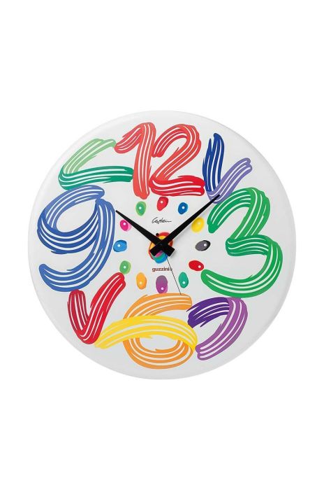 Настінний годинник Guzzini Art Time колір барвистий Настінний годинник Guzzini Art Time колір барвистий