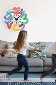 Настінний годинник Guzzini Art Time колір барвистий Настінний годинник Guzzini Art Time колір барвистий