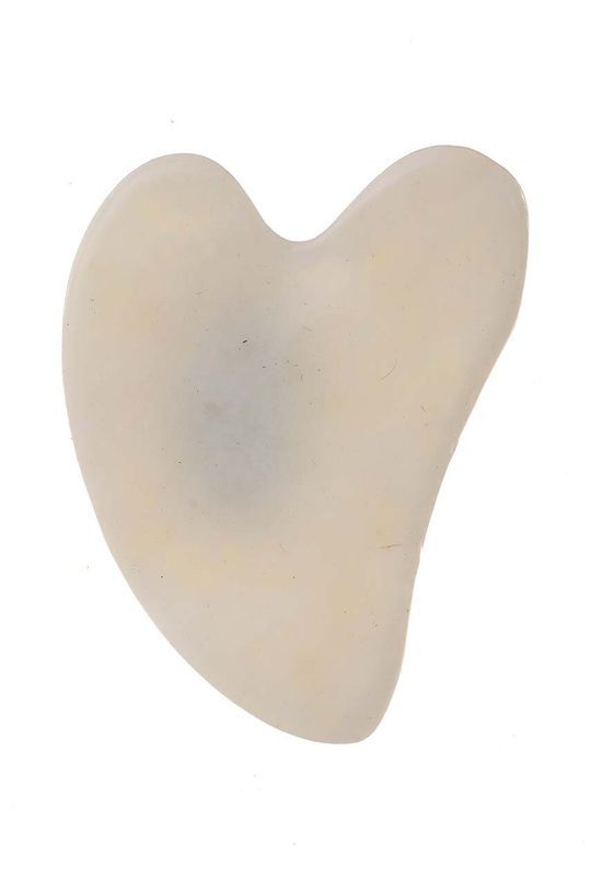 Пластина для масажу обличчя Danielle Beauty Gua Sha White Jade колір барвистий