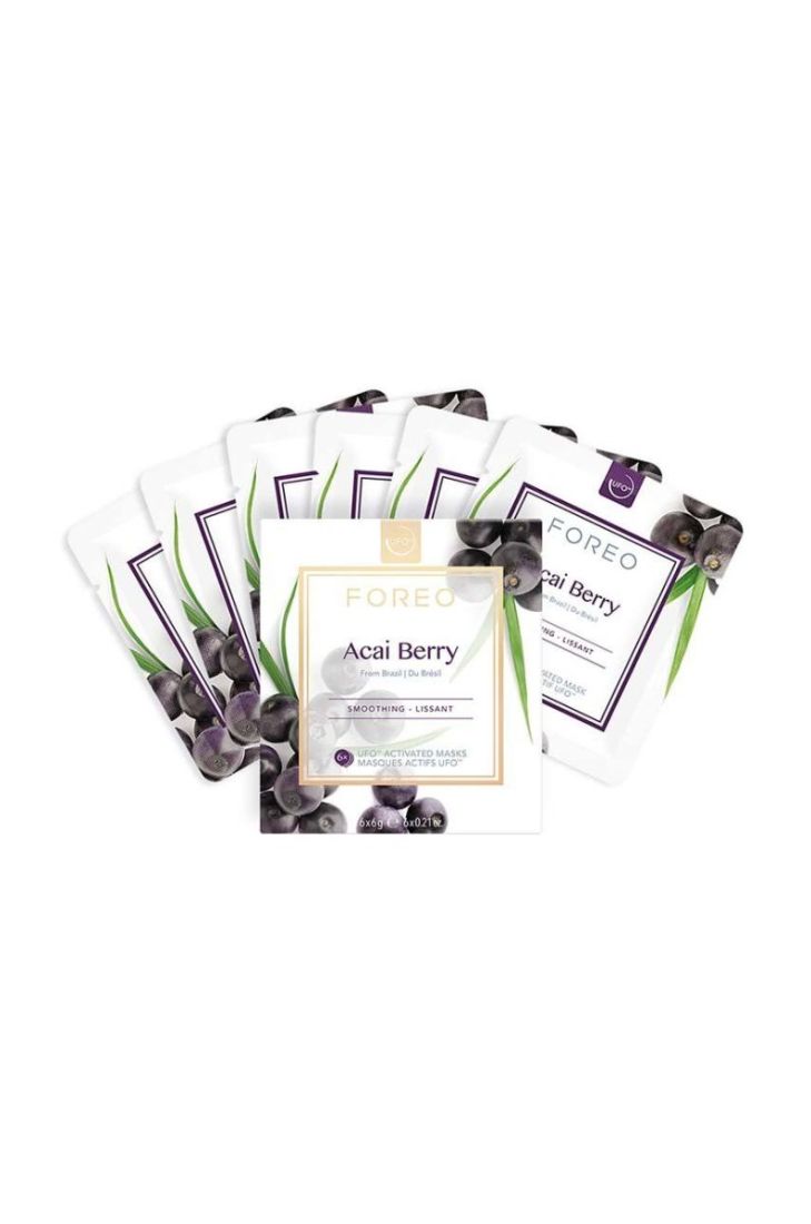 Активована розгладжуюча маска ufo FOREO Acai Berry колір барвистий