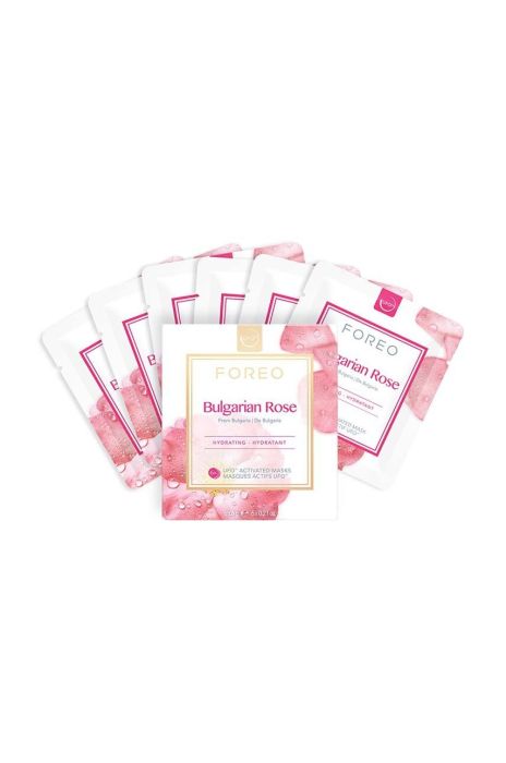 Активована зволожуюча маска для тьмяної шкіри ufo FOREO Bulgarian Rose 6-pack колір барвистий